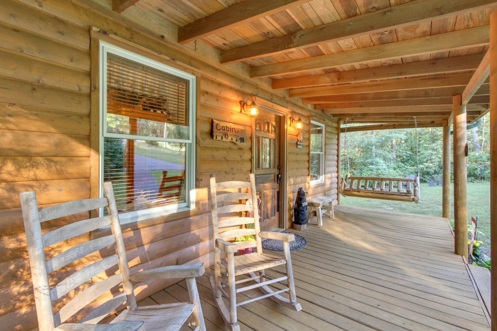 Pet-Friendly Cosby Log Cabin With Backyard And Porch! Exteriör bild